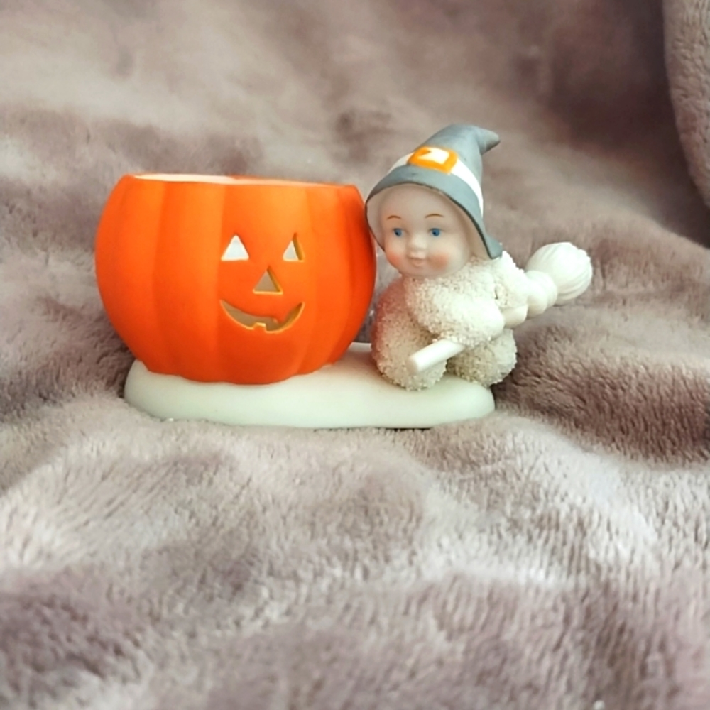 Snowbabies Halloween Friend Votive